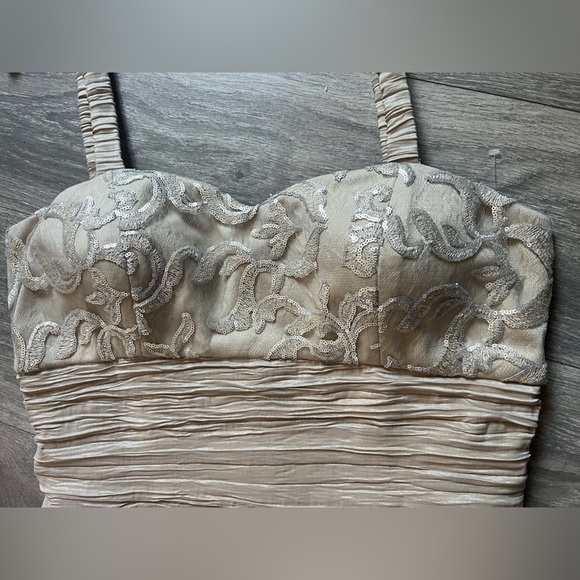 CACHET short taffeta dress with 3/4 sleeve sequin bolero size 14 NWT! - Picture 10 of 17